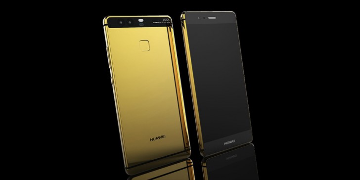 Huawei P9 bekommt ein Goldbad von Goldgenie