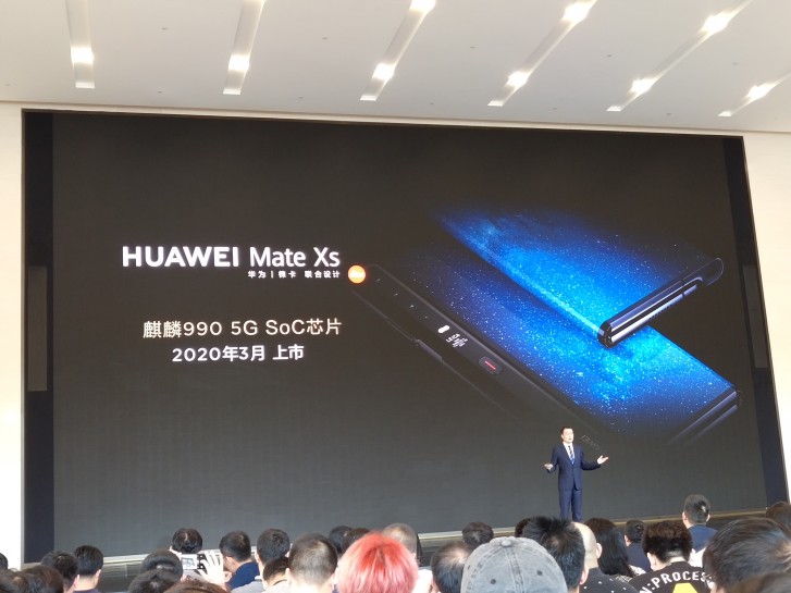 Das Huawei Mate Xs wird im Mrz 2020 mit dem Kirin 990 5G ausgeliefert