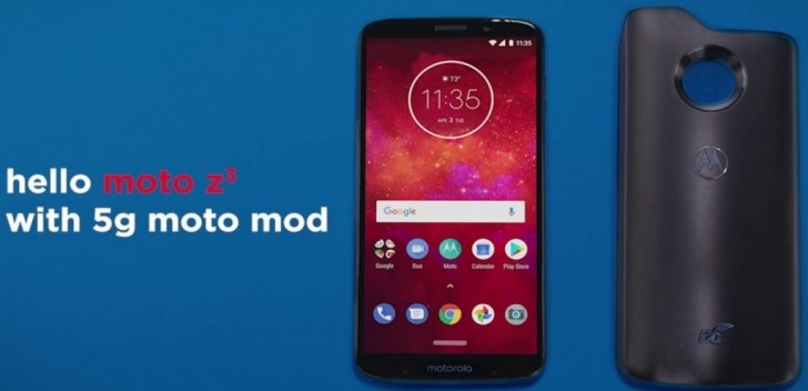 Moto Z3 Play mit 5G Moto Mod erscheint in Live-Bildern