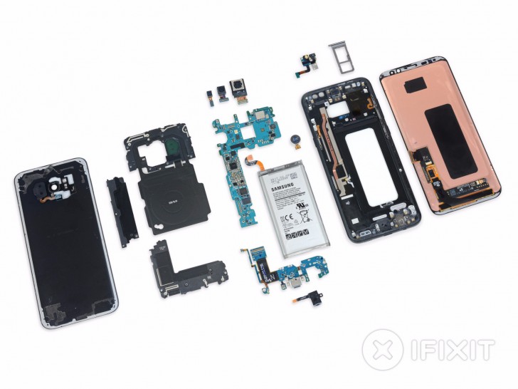 Samsung Galaxy S8 + teardown zeigt schlechte Reparierbarkeit