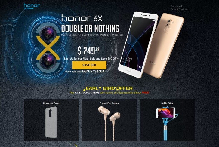 Honor 6X f�r nur $ 200 in einem begrenzten Flash-Verkauf