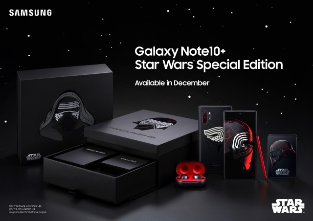 Samsung stellt das Star Wars Edition Galaxy Note10+ vor, das mit Galaxy Buds geliefert wird