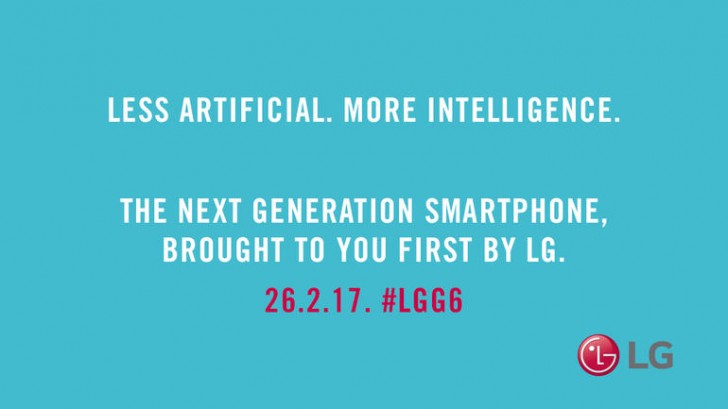 New LG G6 Teaser sagt, seine Intelligenz ist nicht knstlich