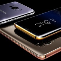 Wirklich exquisite deckt Galaxy S8 und S8 + mit 24K Gold