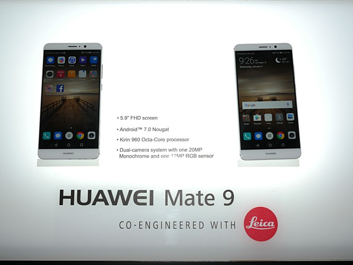 Mate 9 Landung in den USA morgen f�r 599 $