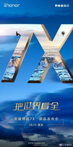 Huawei startet Honor 7X am 11. Oktober