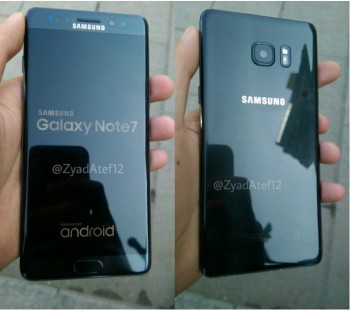 Samsung Galaxy Note7R abgebildet, sieht genau wie Note7