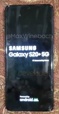 Samsung Galaxy S20+ undicht in Live-Bildern