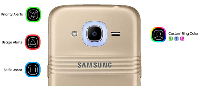 Samsung Galaxy J2 (2016) offiziell mit Smart Glow Benachrichtigungen enthllt