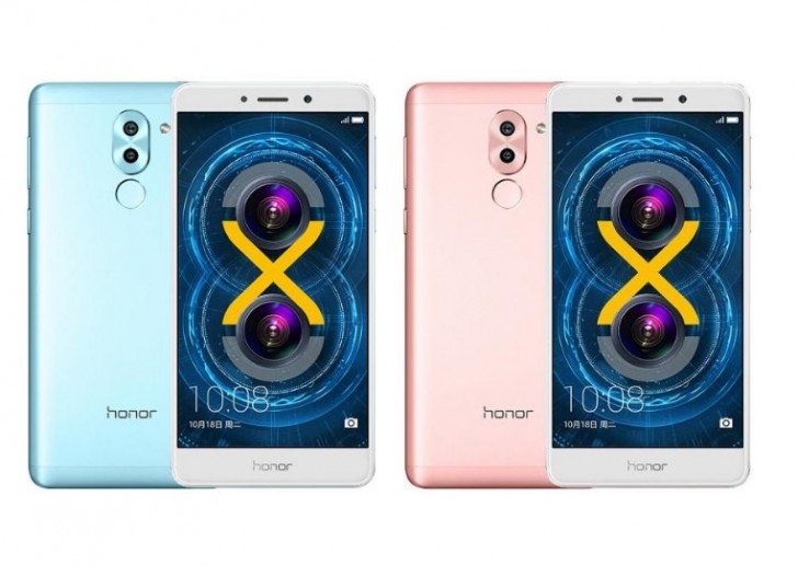 Honor 6X in neuen rosa und blauen Farboptionen