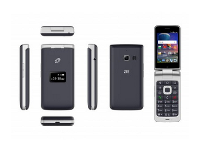 ZTE CYMBAL-T Flip-Telefon mit 3,5-Zoll-Display