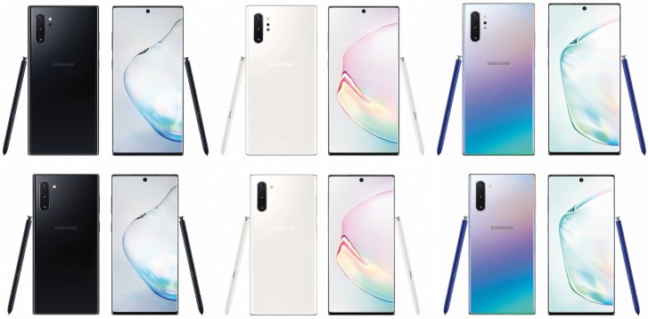 Samsung Galaxy Note10 Serie in drei Farben ankommen, durchgesickerte Bilder offenbaren