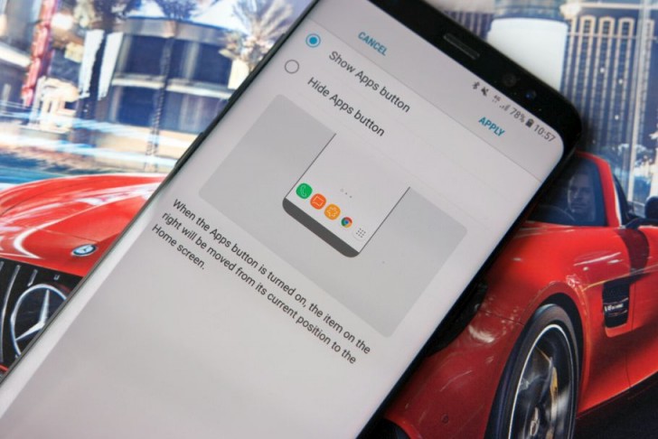 Samsung Galaxy S8 knnen Sie deaktivieren App Schublade