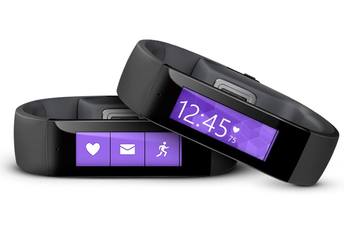 Ein Microsoft-Fitness-Armband auf dem heutigen Event