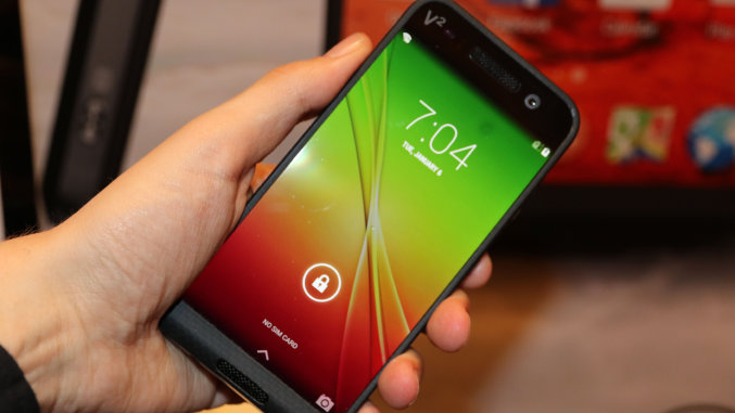 Saygus V2 - das innovativste Smartphone auf dem MWC 2015 Ausstellung