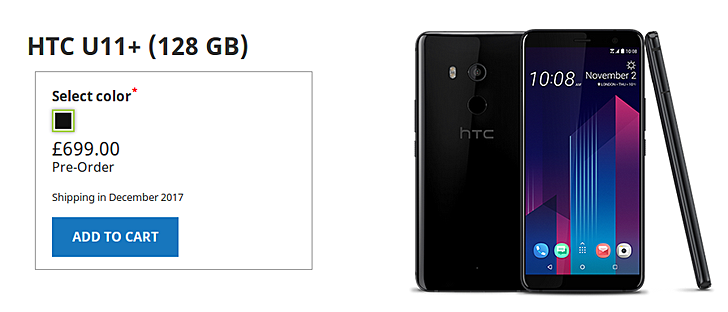 HTC U11 + UK Vorbestellungen sind jetzt live
