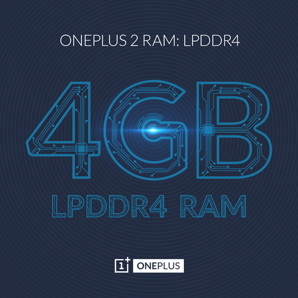 OnePlus 2 wird 4 GB RAM LPDDR4 erhalten