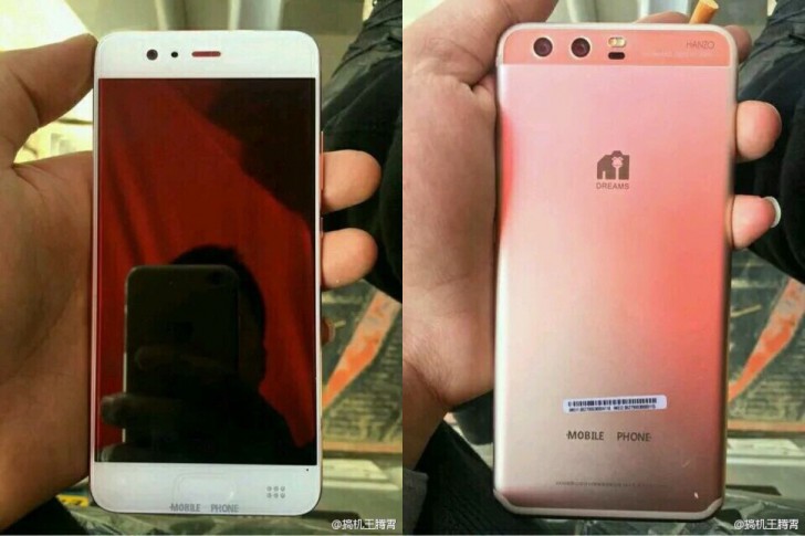 Huawei P10 Lecks in Rendern, kann mit einem Ultraschall-Fingerabdruck-Scanner