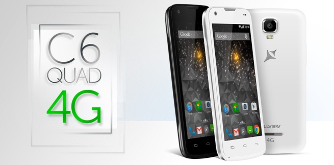Allview Mobilmarke auf dem Markt wird ein neues Modell der Smartphone - C6 Quad 4G