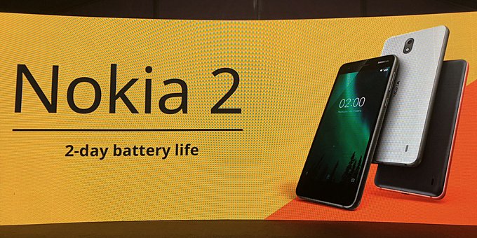Nokia 2 angekndigt mit 5-Zoll-Display, 4.100mAh Akku