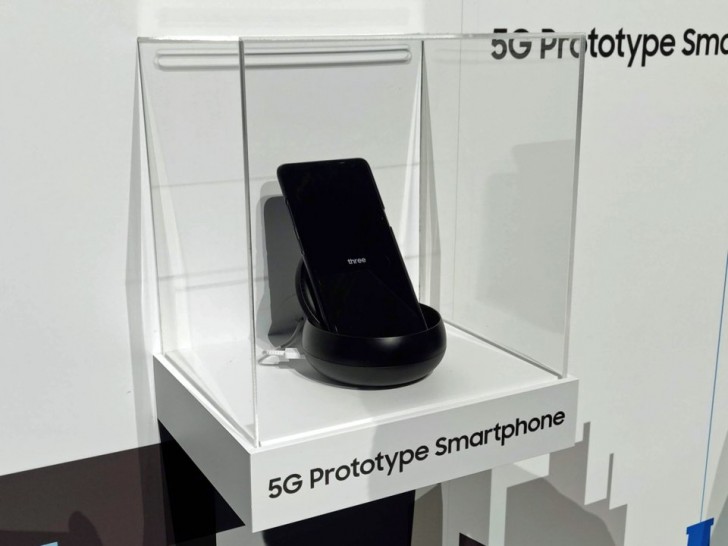 Samsung hatte auf der CES einen 5G-Telefon-Prototyp, der in aller ffentlichkeit versteckt war