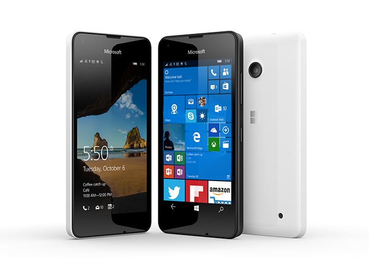 Angebot bei Aldi Sd: Microsoft Lumia 550 fr 119 Euro