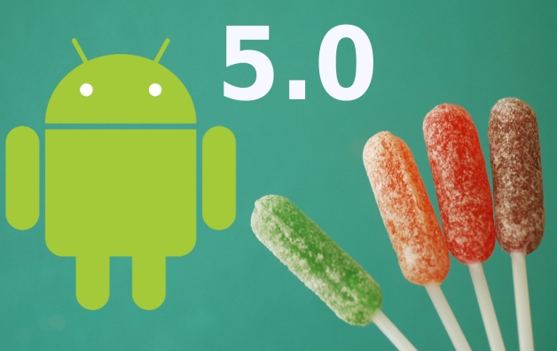 Der Androide 5.0 Lollipop - immer nahe bis zu der Premiere