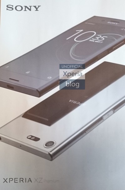 Sony Xperia XZ Premium leckt, fr die Freigabe im Mai