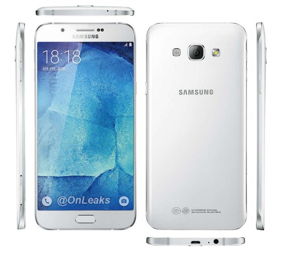 Samsung Galaxy A8 Lecks wieder