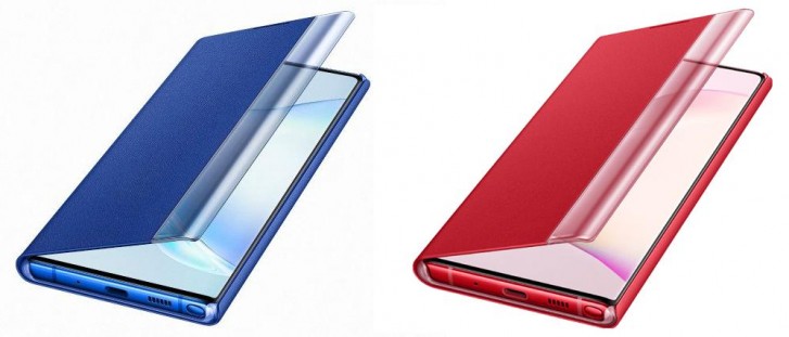 Neue Gehuse-Renderings zeigen das Galaxy Note10 in Aura Red und Aura Blue