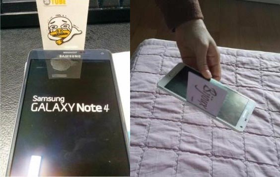 Samsung erklrt der ersten Exemplare Galaxy Note 4...