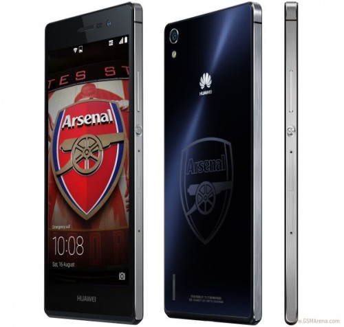 Huawei Ascend P7 Arsenal Edition: das Smartphone fr die Fuballfans