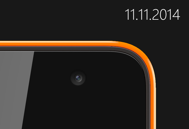 Das erste Nokia Lumia ohne Logo. Wir werden es am Dienstag zu sehen!