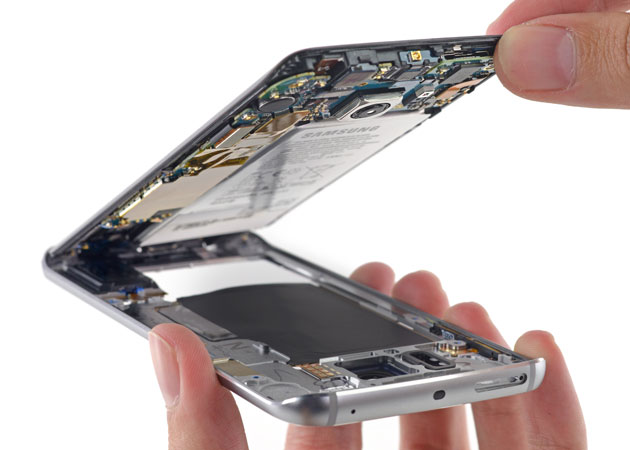 Samsung Galaxy S6 Edge ist ein Alptraum Techniker