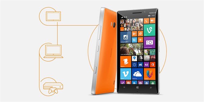 Lumia 930 - das letzte Flaggschiff Microsoft. Auch mit dem Logo der Nokia