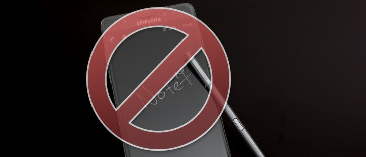 Samsung Galaxy Note7 kann von den US-Flge verboten werden