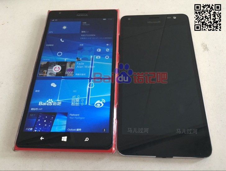 Live-Bilder einer angeblichen Microsoft Lumia 650 XL