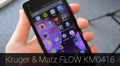 Kruger & Matz Flow - Test LTE Smartphone Budget