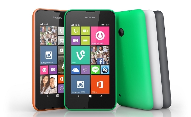 Nokia Lumia 530 hat gezeigt