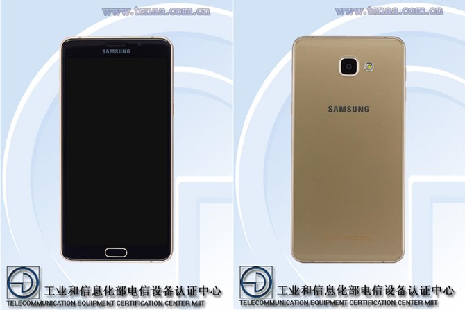 Samsung Galaxy A9 auf der Webseite von TENAA