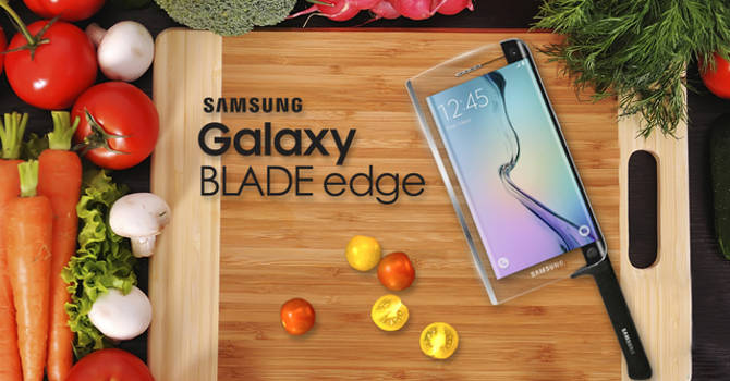 Samsung Galaxy Blade Edge-Intelligent Messer und Smartphones :)