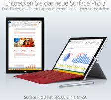 Microsoft Surface Pro 3 vorgestellt