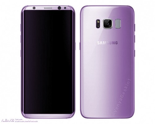 Samsung Galaxy S8 Amethyst Farbe besttigt