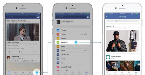 Facebook testet neue Option fr Shopping-Fans