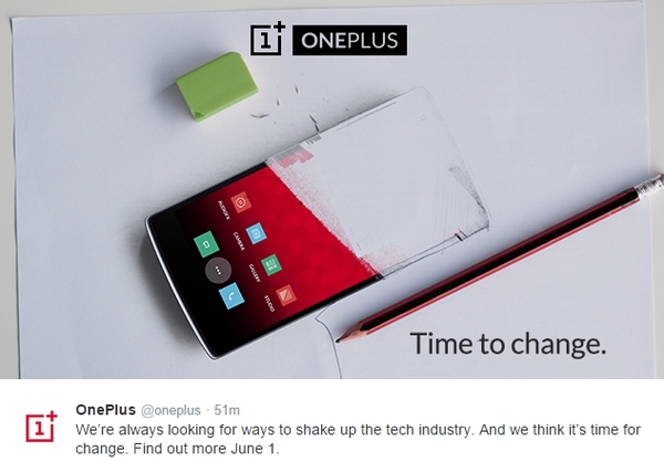 OnePlus: neue Smartphone wird am 1. Juni bekannt gegeben