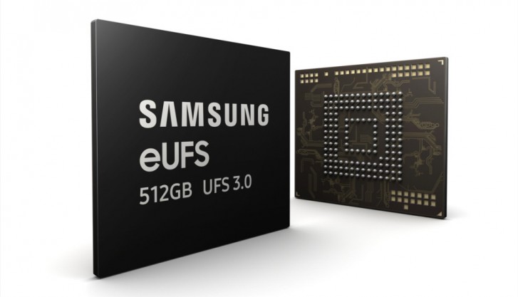 Samsung startet die Massenproduktion der weltweit ersten 512 GB eUFS 3.0-Speicherlsung