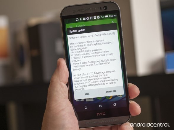 HTC One M8 Entwickler-Version des Updates auf Android 5.0 Lollipop
