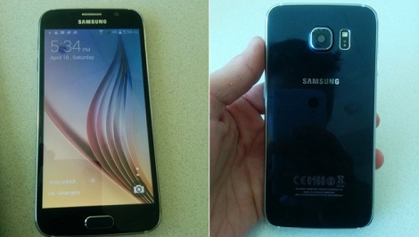 Geflschte Galaxy S6 sieht schon drauf ...