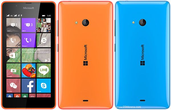 Microsoft Lumia 540 - Spezifikation und technische Daten
