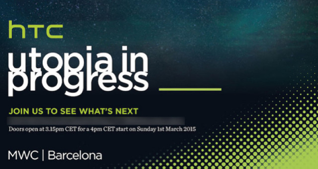 HTC wird sein neues Flaggschiff-Smartphone am 1. März vorstellen HTC wird sein neues Flaggschiff-Smartphone am 1. März vorstellen